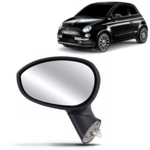 Retrovisor Fiat 500 2008 2009 2010 2011 2012 Eletrico Lado Esquerdo