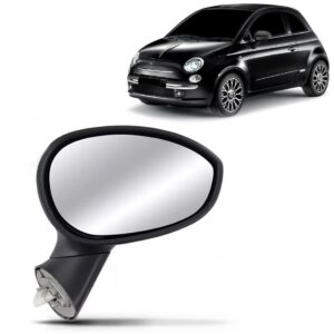 Retrovisor Fiat 500 2008 2009 2010 2011 2012 Eletrico Lado Direito