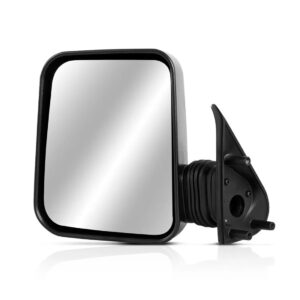 Retrovisor Fiorino Fixo 1997 A 2007 Com A Regulagem Manual Lado Esquerdo