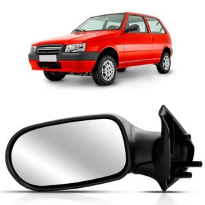 Retrovisor Uno Fire Fixo 2pts 2005 06 07 08 2009 2010 Oferta Lado Esquerdo