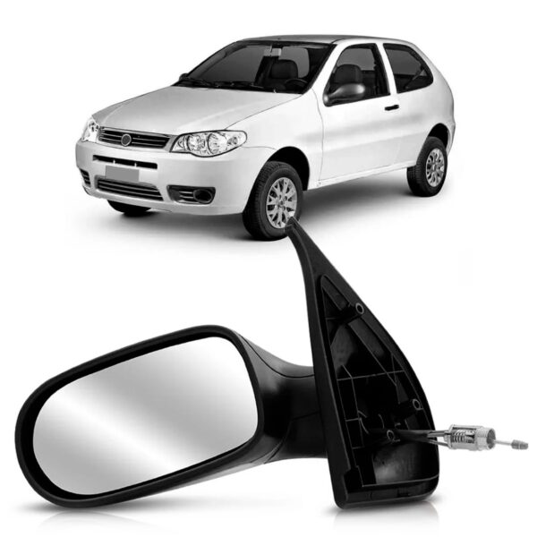 Retrovisor Palio 2pts 2008 2009 2010 2011 C/controle Lado Esquerdo