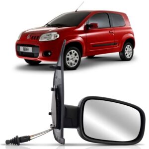 Retrovisor Uno 2pts 2011 2012 2013 2014 C/controle Oferta Lado Direito