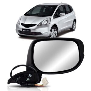 Retrovisor Fit 2009/2014 Eletrico S/pisca Capa Primer Oferta Lado Direito
