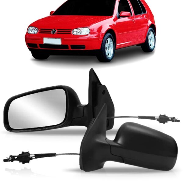 Retrovisor Golf 1998 99 00 01 02 03 04 05 2006 Com Controle Lado Direito