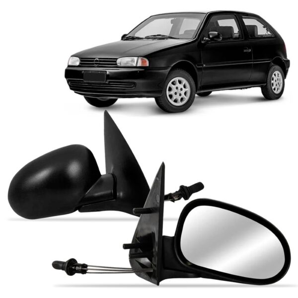 Retrovisor Gol 4 Portas Com Controle 1995 A 1999 Lado Direito