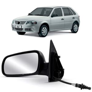 Retrovisor Gol G3 G4 4pts 1999 A 2008 C/controle C/ Garantia Lado Esquerdo
