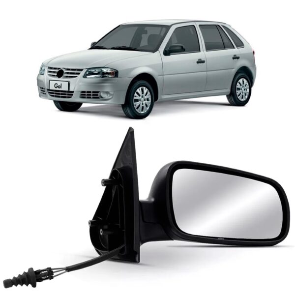 Retrovisor Gol G3 G4 4pts 1999 A 2008 C/controle C/ Garantia Lado Direito