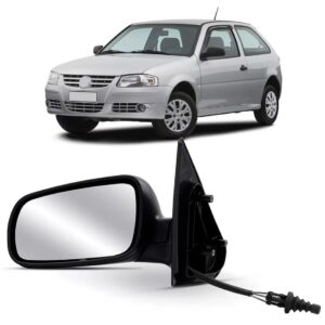 Retrovisor Gol G3 G4 C/controle 2pts 1999 A 2008 C/ Garantia Lado Esquerdo