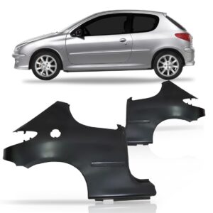 Lateral Traseira Peugeot 206 1998 A 2010 2 Portas Lado Direito