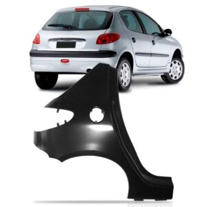 Lateral Traseira Para Peugeot 206 Anos 1998 A 2010 4 Portas Lado Esquerdo
