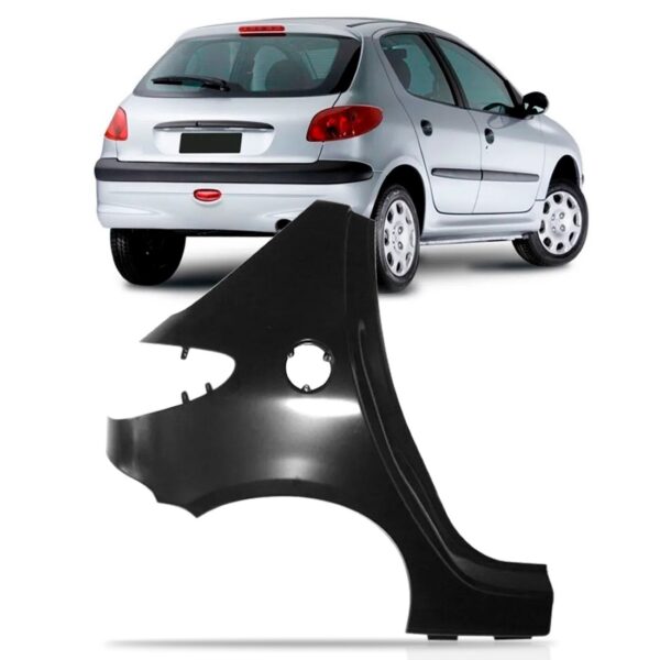 Lateral Traseira Para Peugeot 206 Anos 1998 A 2010 4 Portas Lado Esquerdo