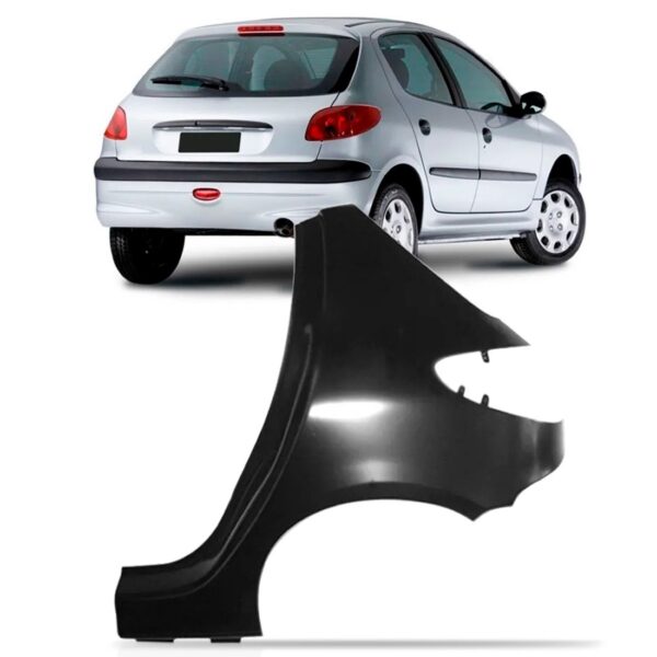 Lateral Traseira Para Peugeot 206 Anos 1998 A 2010 4 Portas Lado Direito