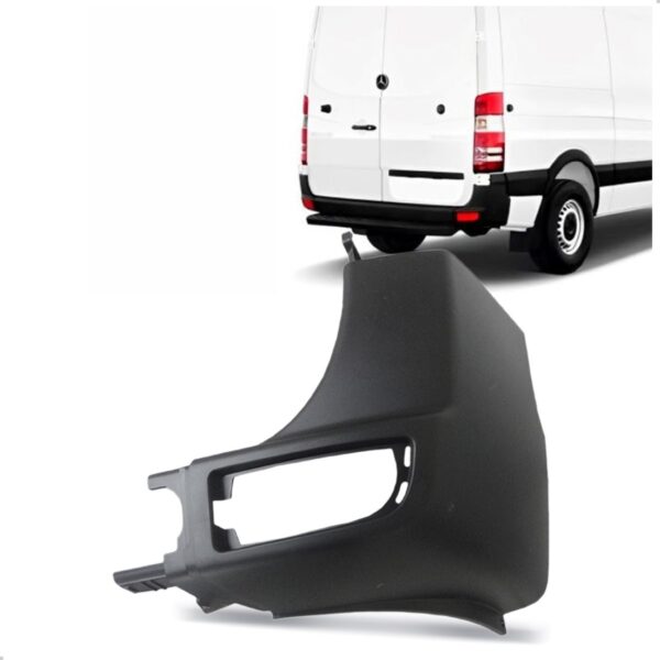 Polaina Parachoque Traseira Sprinter 2012 A 2019 Ponteira Lado Direito