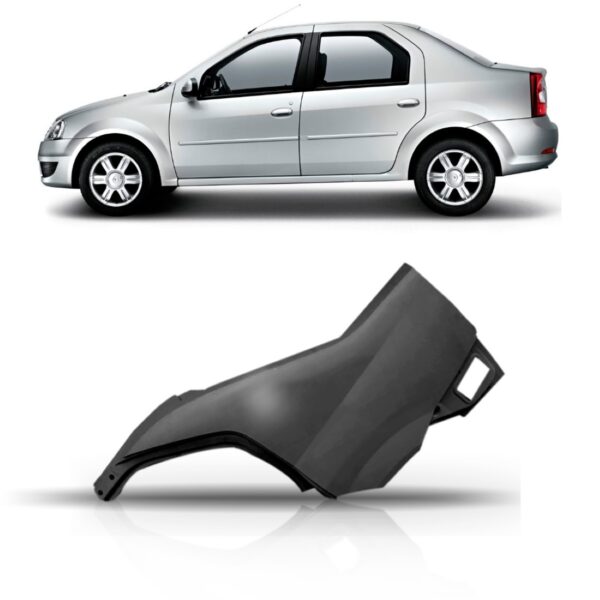 Lateral Traseira Logan 2007 2008 2009 2010 2011 2012 2013