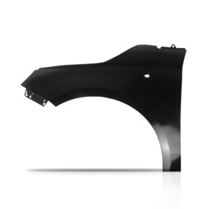 Paralama Fiat 500 2007 2008 2009 2010 2011 Com A Cor Preta Lado Esquerdo