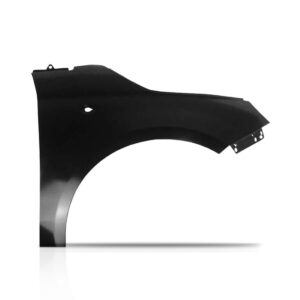 Paralama Fiat 500 2007 2008 2009 2010 2011 Com A Cor Preta Lado Direito