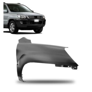 Paralama Sportage 2005 2006 2007 2008 Sem Furo Moldura Lado Direito