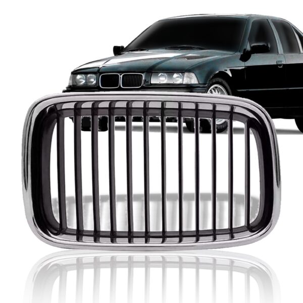 Grade Radiador Bmw S3 1992 1993 1994 1995 1996 1a Linha Lado Direito