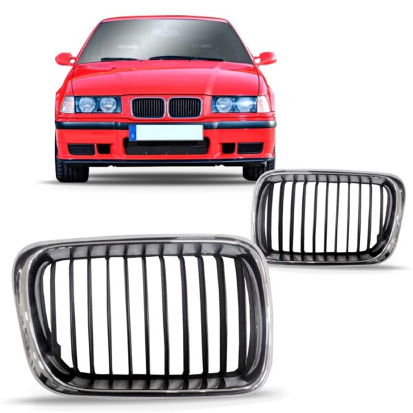 Tela Frontal Bmw 325 318 323 328 Ano 1997 1998 Lado Esquerdo