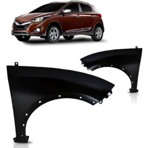 Paralama Hb20 2012 2013 2014 2015 2016 Com Furo Moldura Lado Esquerdo