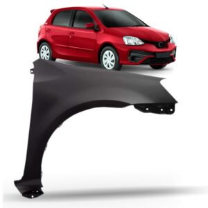 Paralama Para Toyota Etios 2012 A 2021 Sem Furo Pisca Lado Direito