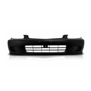 Parachoque Dianteiro Para Honda Civic 1999 A 2000 Preto - Preto