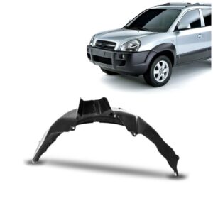 Asa Urubu Dianteiro Tucson 2.0 2006 A 2013 Com A Cor Preta Lado Direito