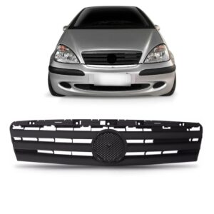 Grade Radiador Para Mercedes Classe A 1997 A 2006 1a Linha Preto