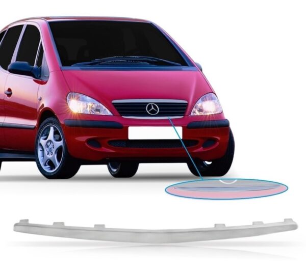 Moldura Grade Mercedes Classe A 1997 Até 2006 Cromado