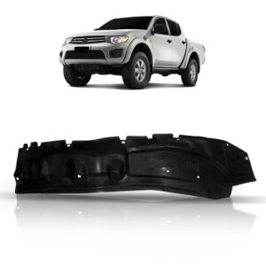 Parabarro Dianteiro L200 Triton 08 A 13 Parte Traseira Preto