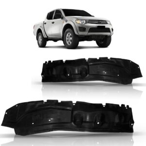 Parabarro Dianteiro L200 Triton 08 A 13 Parte Traseira Preto