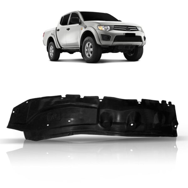 Parabarro Dianteiro L200 Triton 08 A 13 Parte Traseira Direita