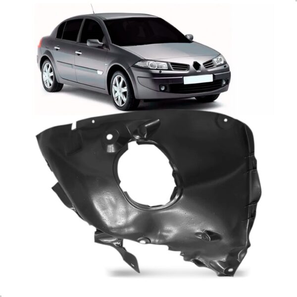 Parabarro Dianteiro Megane 06 07 08 09 10 11 Parte Dianteira Lado Esquerdo