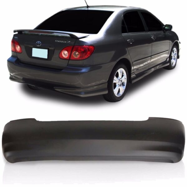 Parachoque Traseiro Para Corolla 2003 A 2008 1a Linha