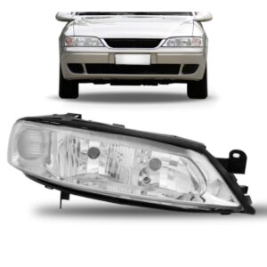 Farol Vectra 1999 2000 01 02 03 2004 Cromado Oferta 1ª Linha - Direito/passageiro