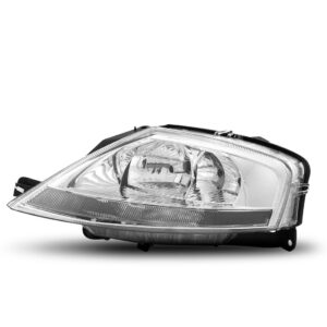 Farol C3 2003 2004 2005 2006 A 2012 Manual Cromado 1ª Linha - Direito/passageiro