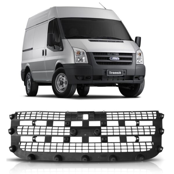 Tela Frontal Radiador Transit 2006 2007 2008 2009 2010 2011 Preto