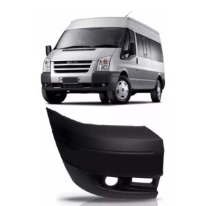 Parachoque Dianteiro Para Ford Transit 2006 A 2011 Com Furo Lado Esquerdo