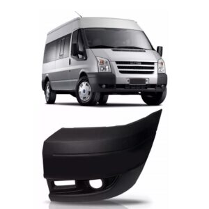 Parachoque Dianteiro Para Ford Transit 2006 A 2011 Com Furo Lado Direito