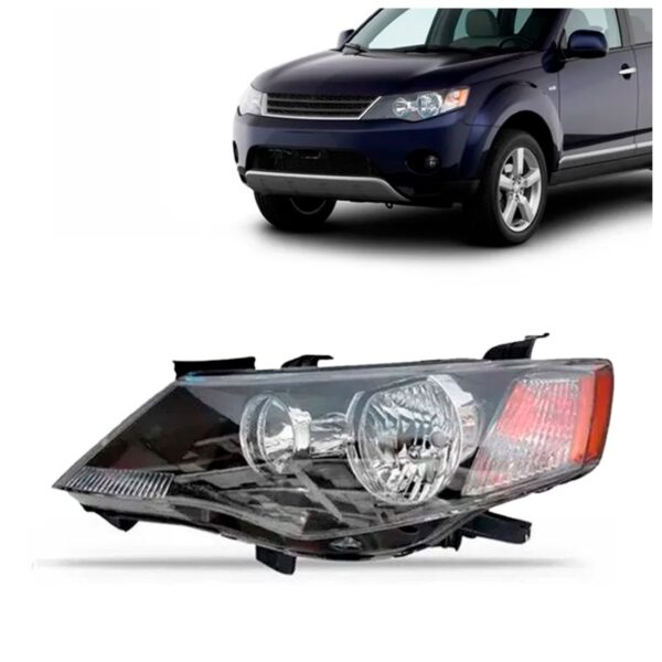 Farol Outlander 2008 2007 2009 1ª Linha Esquerdo/motorista