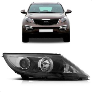 Farol Sportage 11 12 2013 Manual / Eletrico Sem Led 1ª Linha Direito/passageiro