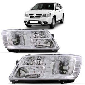 Farol Para Dodge Freemont Journey 08 09 10 11 2012 1ª Linha - Esquerdo/motorista