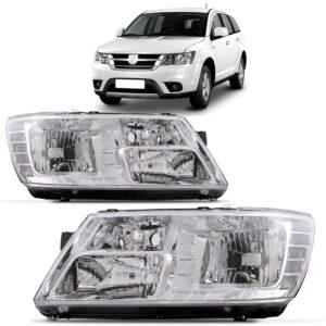 Farol Para Dodge Freemont Journey 08 09 10 11 2012 1ª Linha Direito/passageiro