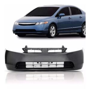 Parachoque New Civic 2006/2008 Diants/ Furo Milha 1a Linha Preto