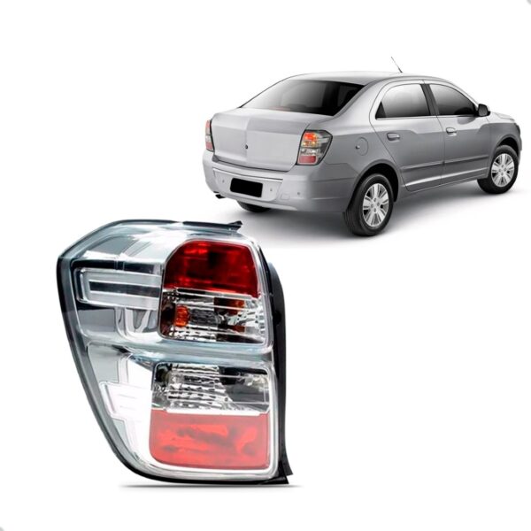 Sinaleira Traseira Cobalt 2012 A 2016 Cristal E Fume Lado Esquerdo