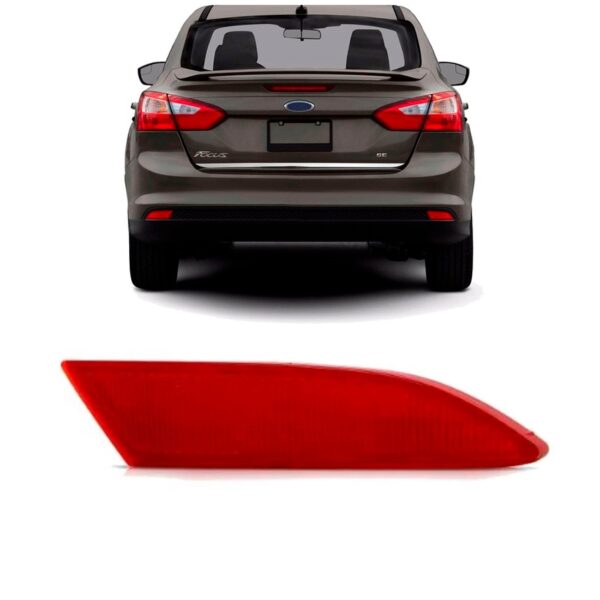Refletor Parachoque Traseiro Focus 2014 A 2017 Sedan Lado Direito