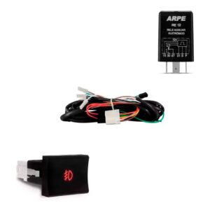 Kit Farol Milha Auxiliar Neblina Gol G6 13 À 16 C/ Grade