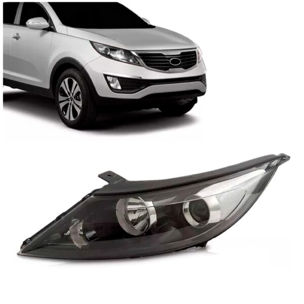 Farol Para Sportage 2011 2012 2013 Sem Led Com O Foco Duplo Lado Esquerdo