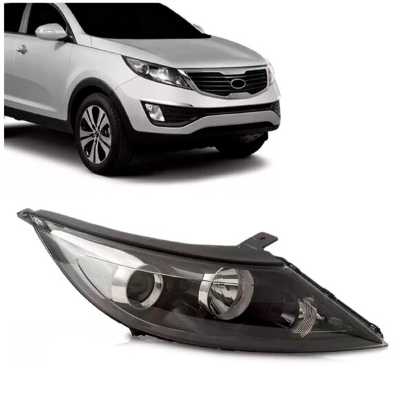 Farol Para Sportage 2011 2012 2013 Sem Led Com O Foco Duplo Lado Direito