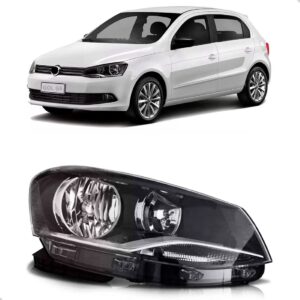 Farol Vw Gol G6 2013 2014 2015 2016 Foco Duplo 1ª Linha Direito/passageiro